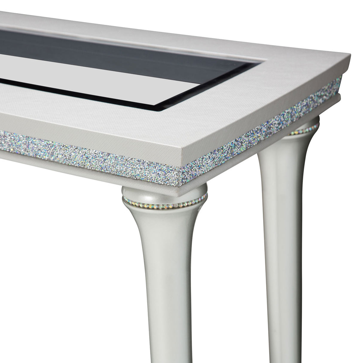 Melrose Plaza Dove Console Table