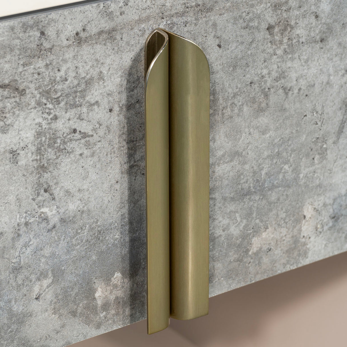 Pavira Stone 1-drawer Nightstand With Led Lights from Michael Amini - Luna Furniture
