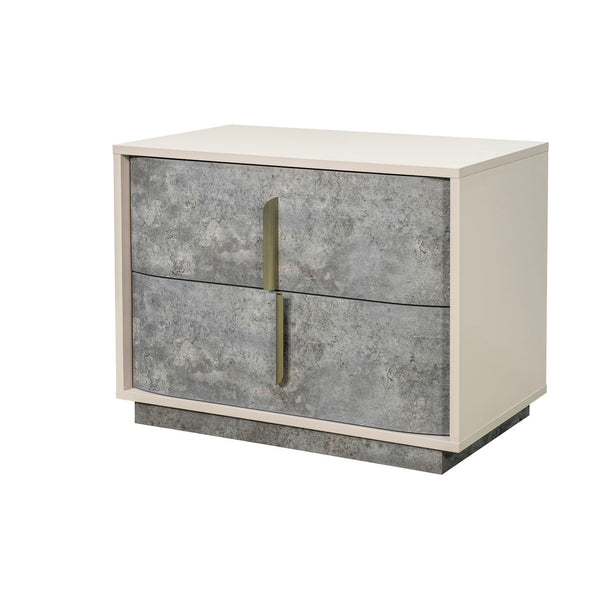 Pavira Stone 2-drawer Nightstand