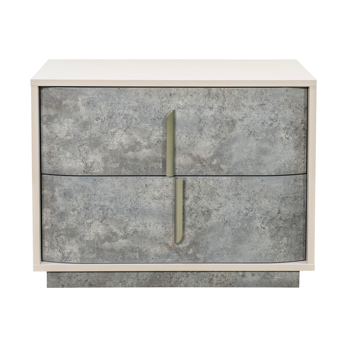 Pavira Stone 2-drawer Nightstand from Michael Amini - Luna Furniture