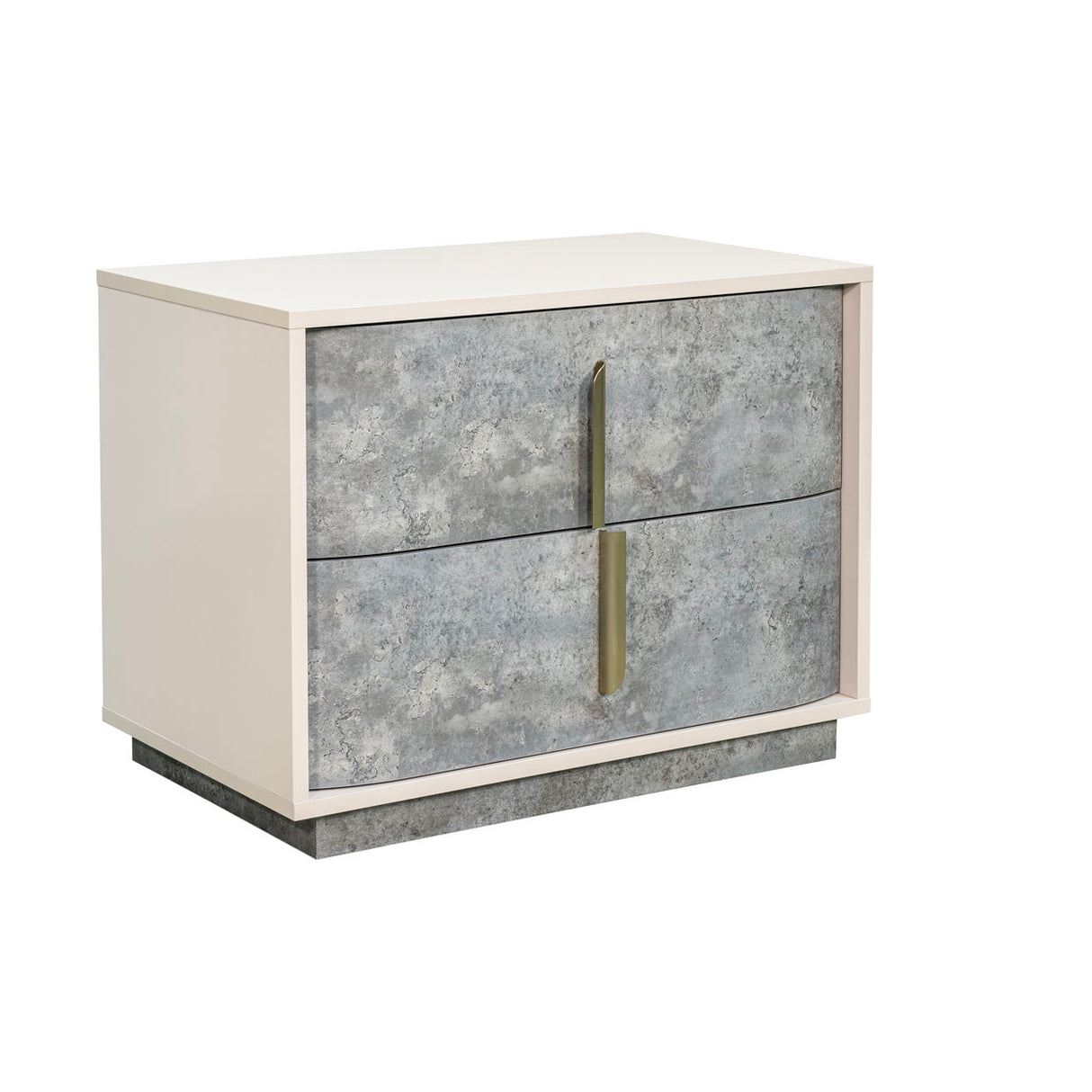 Pavira Stone 2-drawer Nightstand from Michael Amini - Luna Furniture