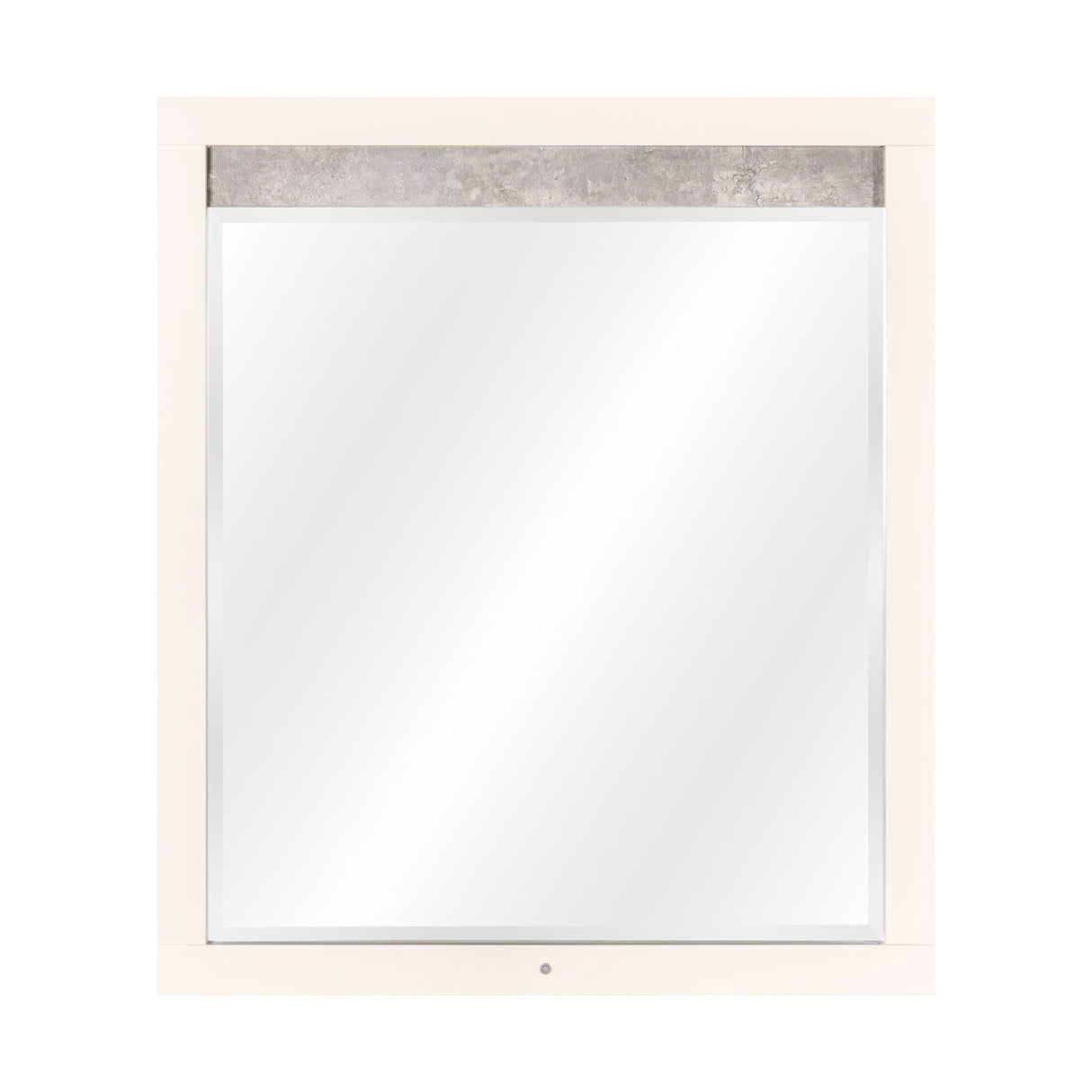 Pavira Stone Dresser Mirror With Led Lights from Michael Amini - Luna Furniture