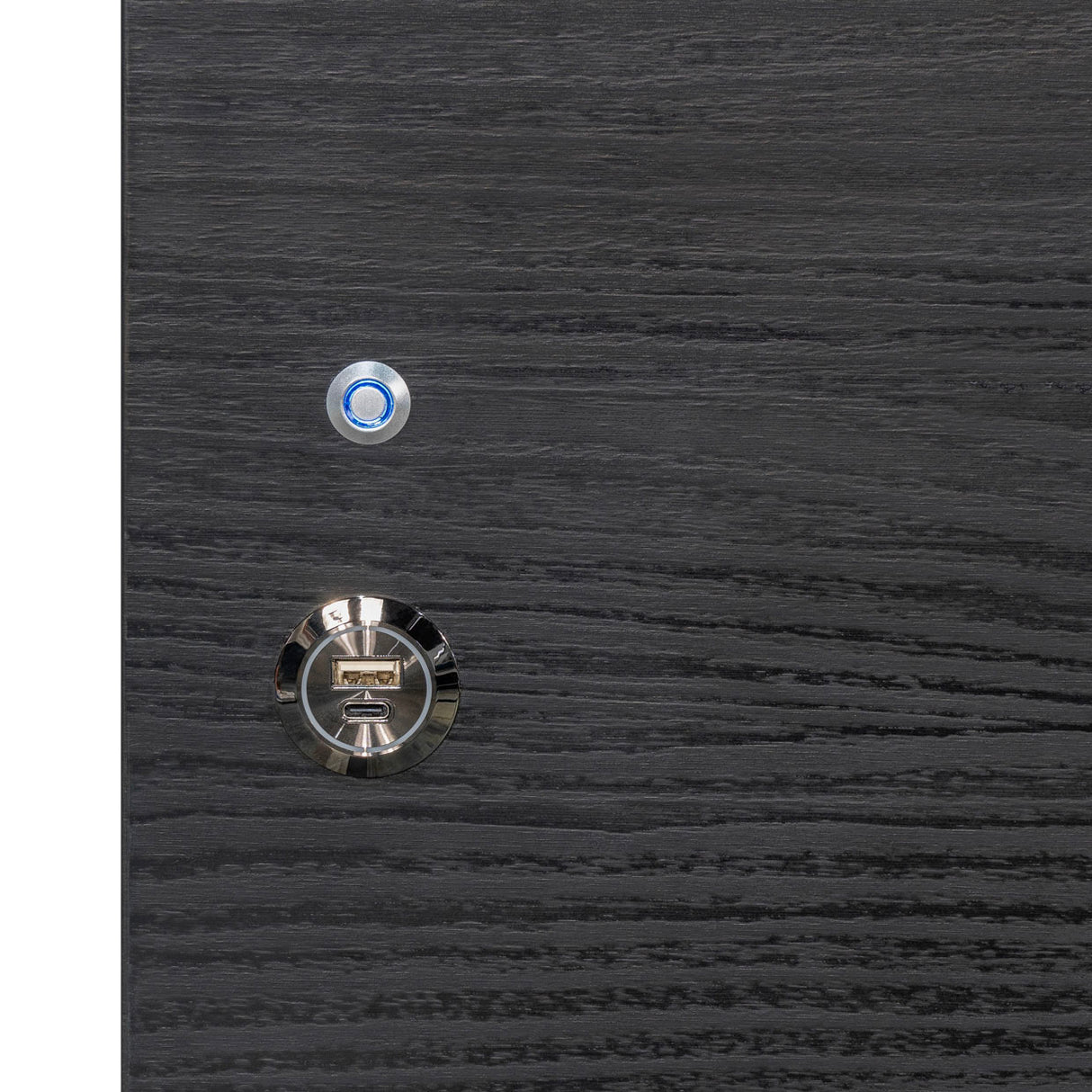 Kayner Charcoal Queen Bed from Michael Amini - Luna Furniture