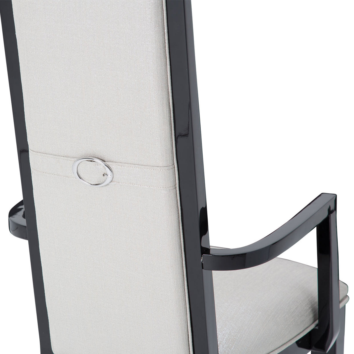 Sky Tower - V85 Black Ice Dining Arm Chair from Michael Amini - Luna Furniture