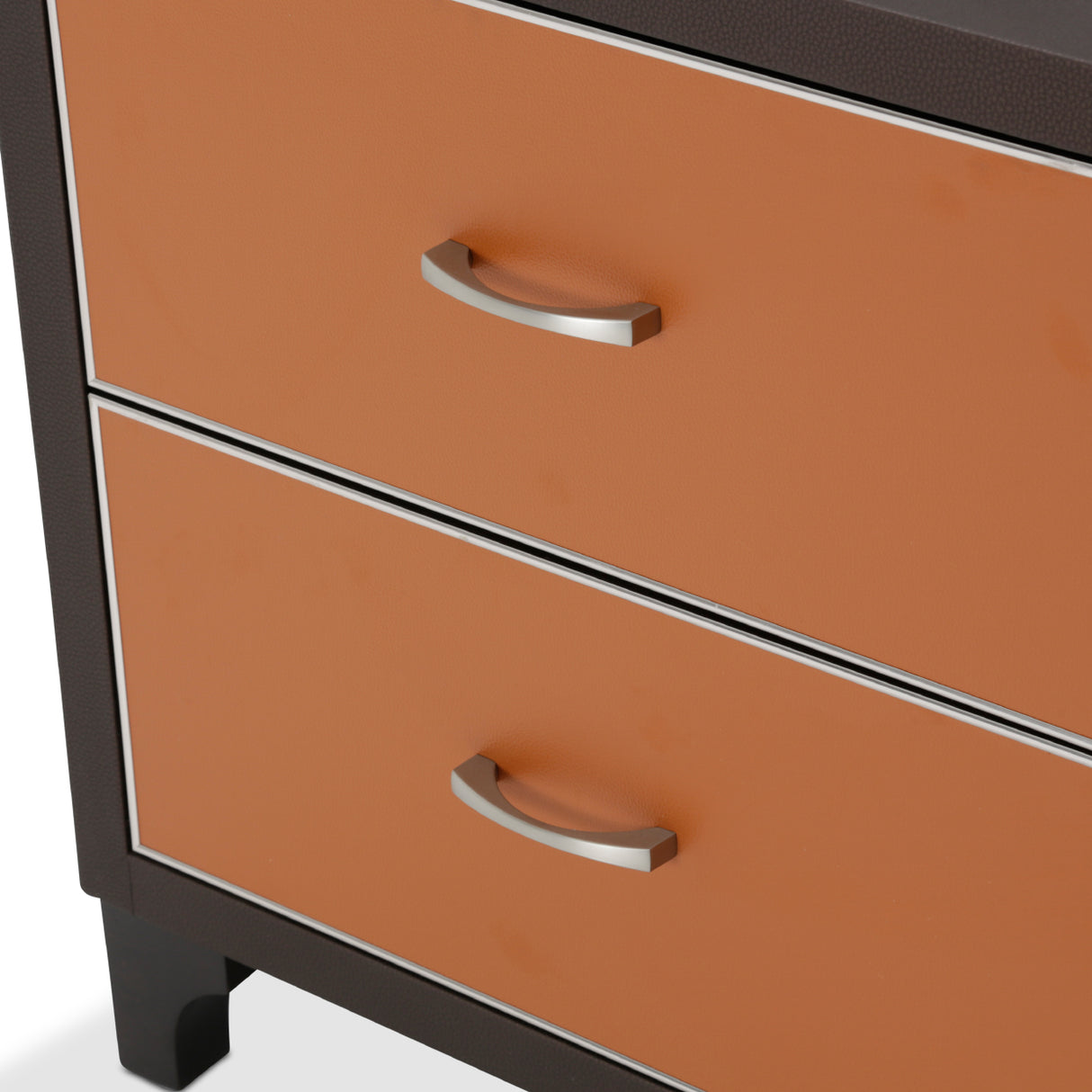 21 Cosmopolitan Orange Diablo Orange/umber Nightstand from Michael Amini - Luna Furniture