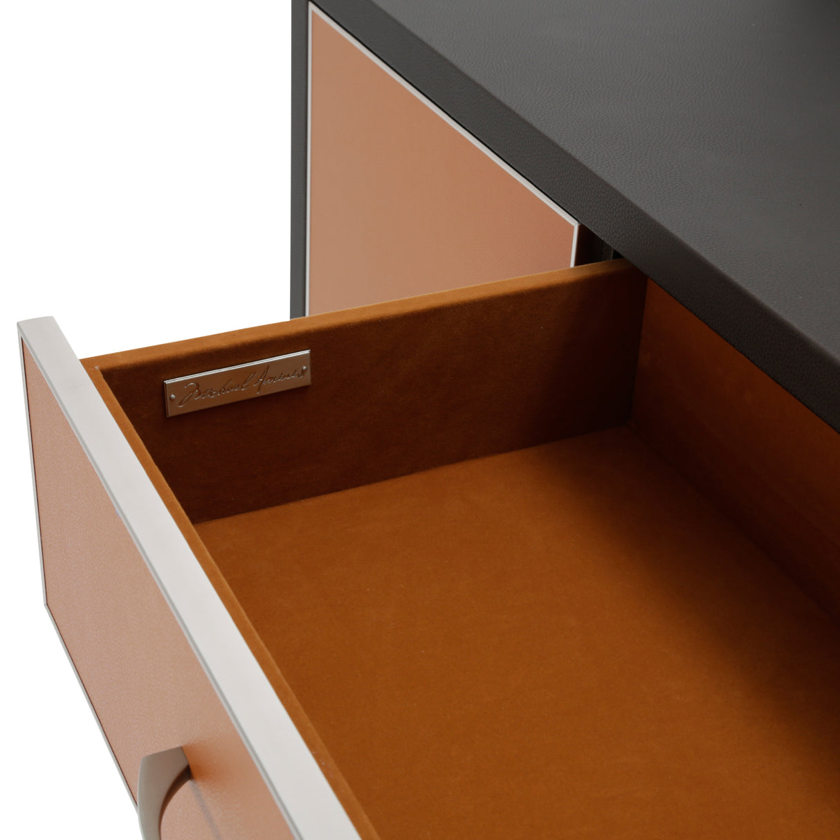 21 Cosmopolitan Orange Diablo Orange/umber Dresser With Mirror from Michael Amini - Luna Furniture