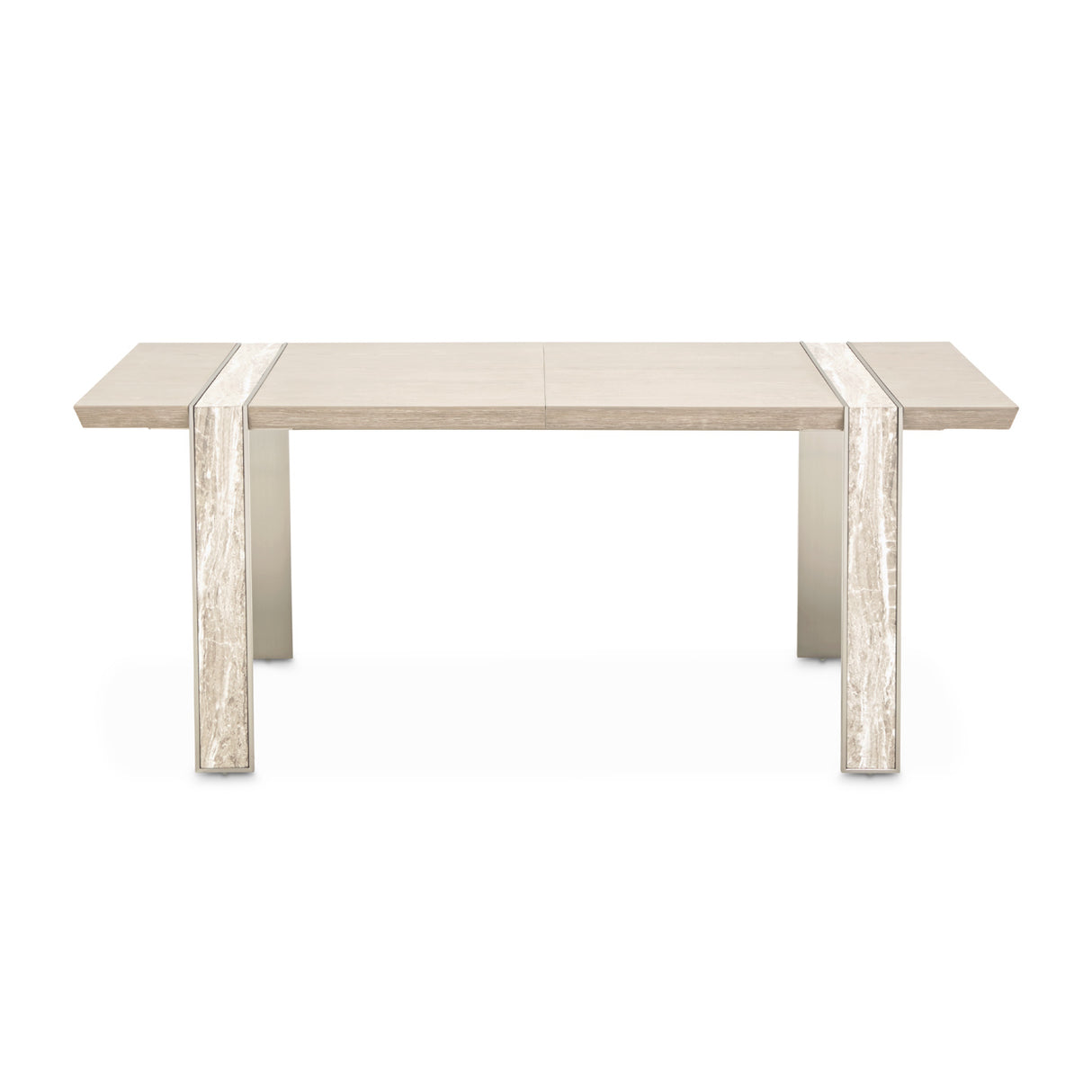 Lotus Bay Sand Narrow Dining Table from Michael Amini - Luna Furniture