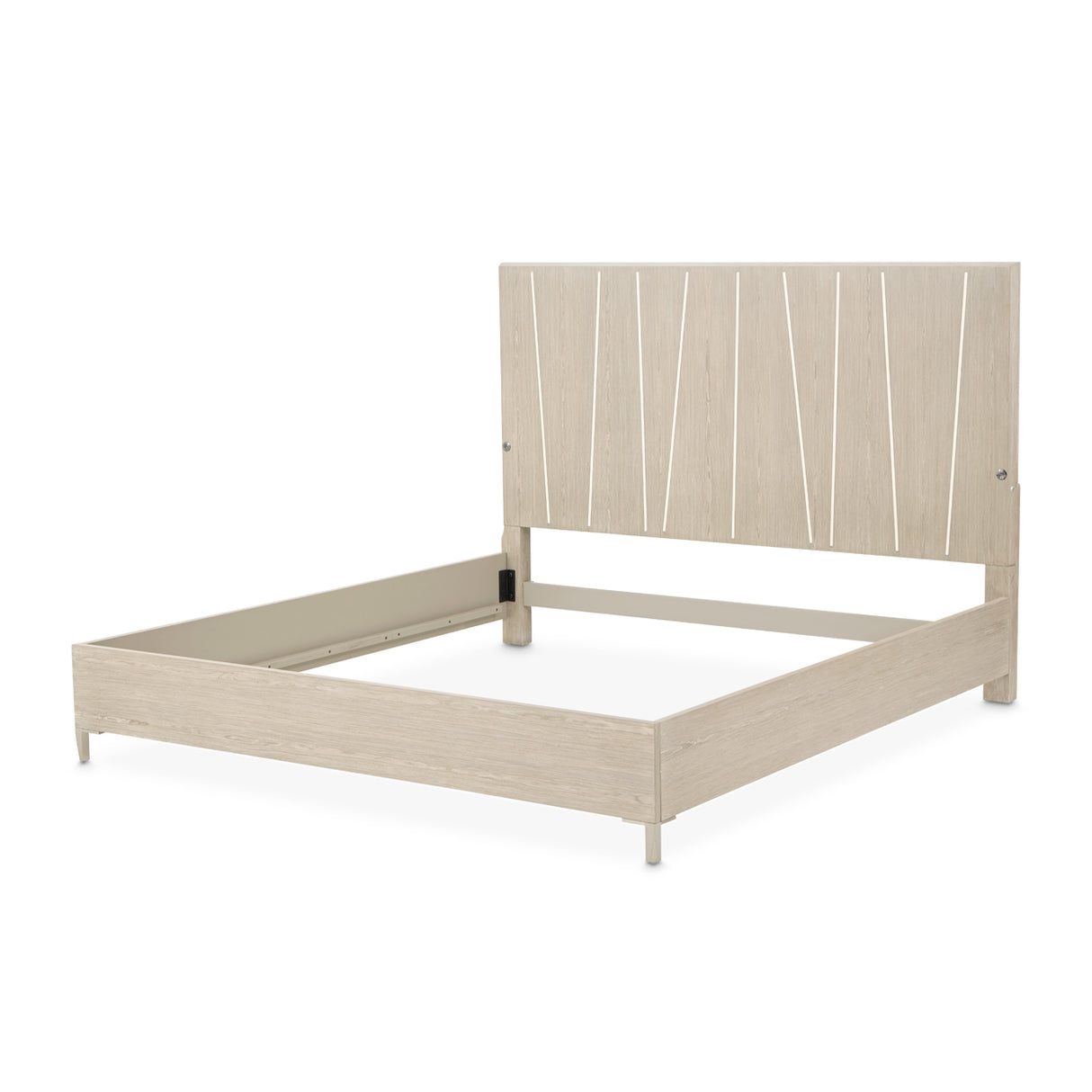 Lotus Bay Sand Queen Bed With Led Lights from Michael Amini - Luna Furniture