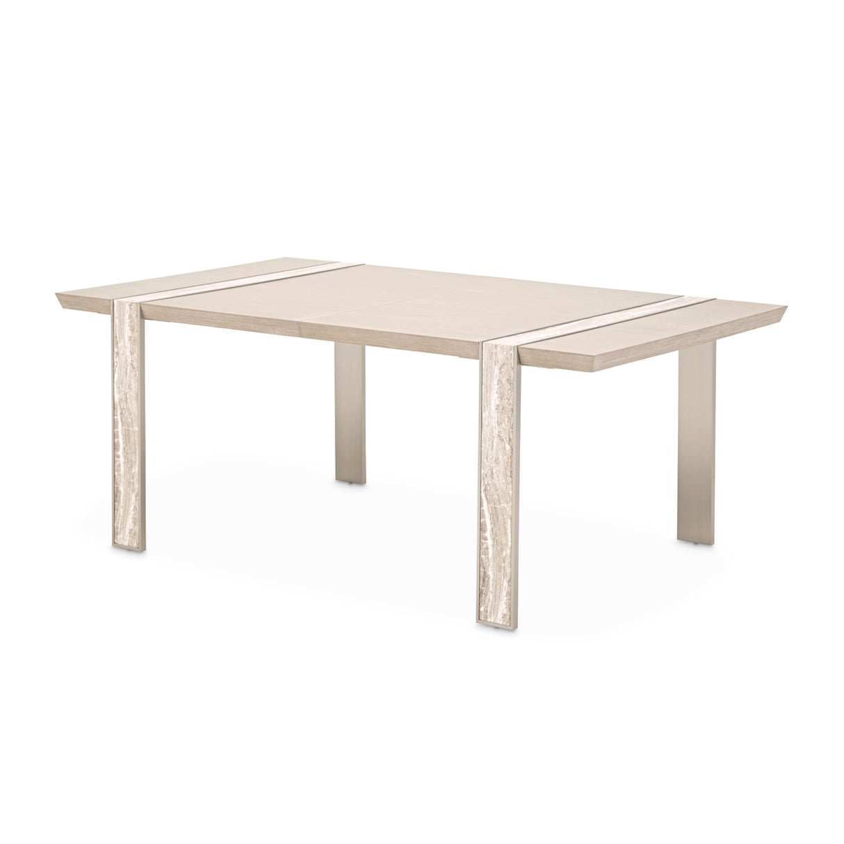 Lotus Bay Sand Wide Dining Table from Michael Amini - Luna Furniture