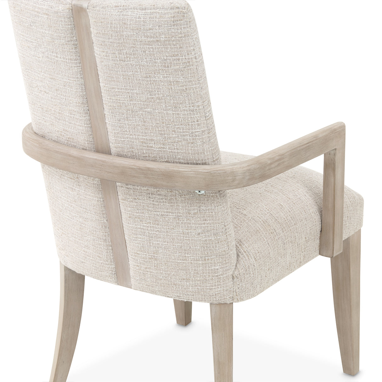 Lotus Bay Sand Dining Arm Chair from Michael Amini - Luna Furniture