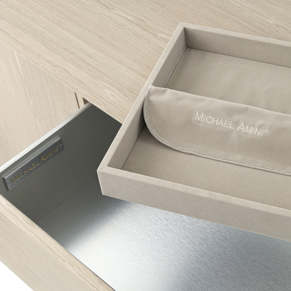 Lotus Bay Sand Sideboard from Michael Amini - Luna Furniture