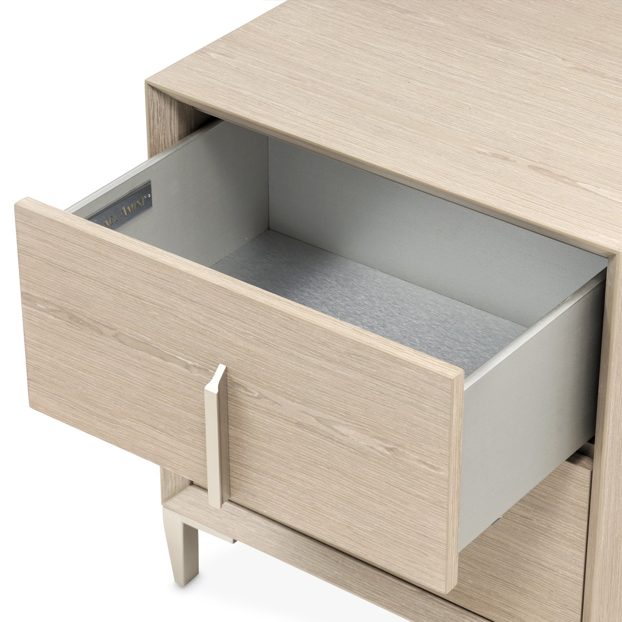 Lotus Bay Sand Small Nightstand from Michael Amini - Luna Furniture