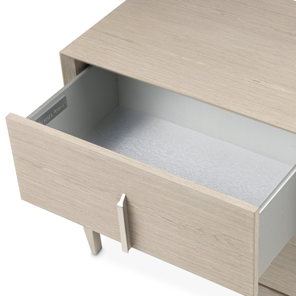 Lotus Bay Sand Large Nightstand from Michael Amini - Luna Furniture