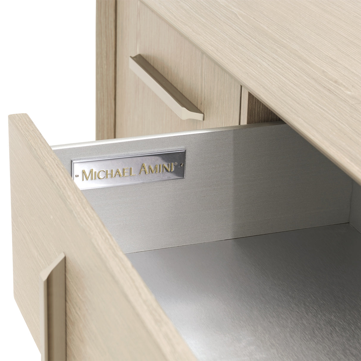 Lotus Bay Sand Tv Console from Michael Amini - Luna Furniture