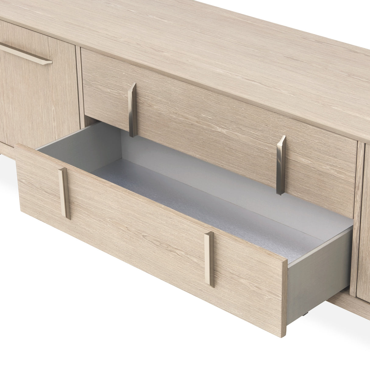 Lotus Bay Sand Tv Console from Michael Amini - Luna Furniture