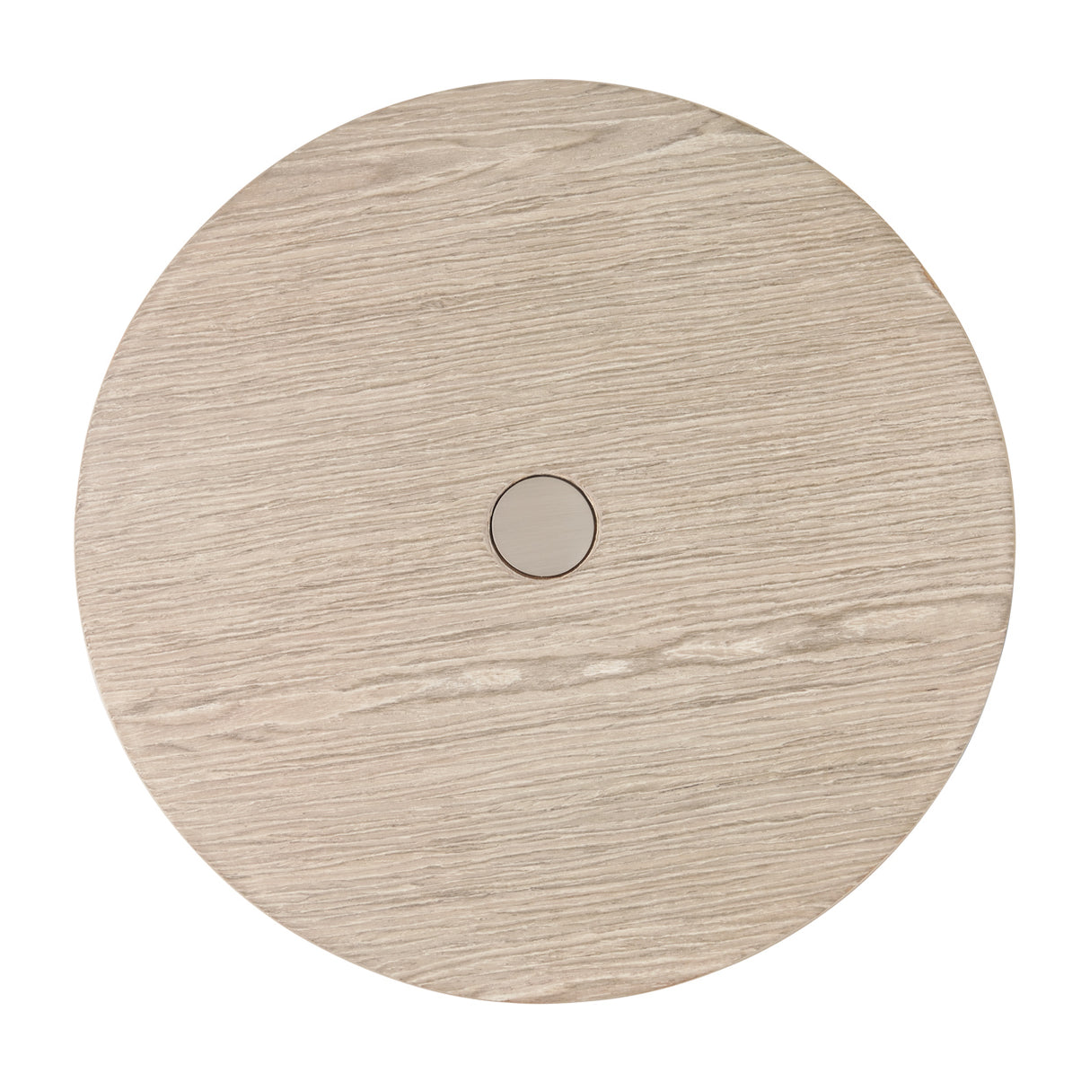 Lotus Bay Sand Chairside Table from Michael Amini - Luna Furniture