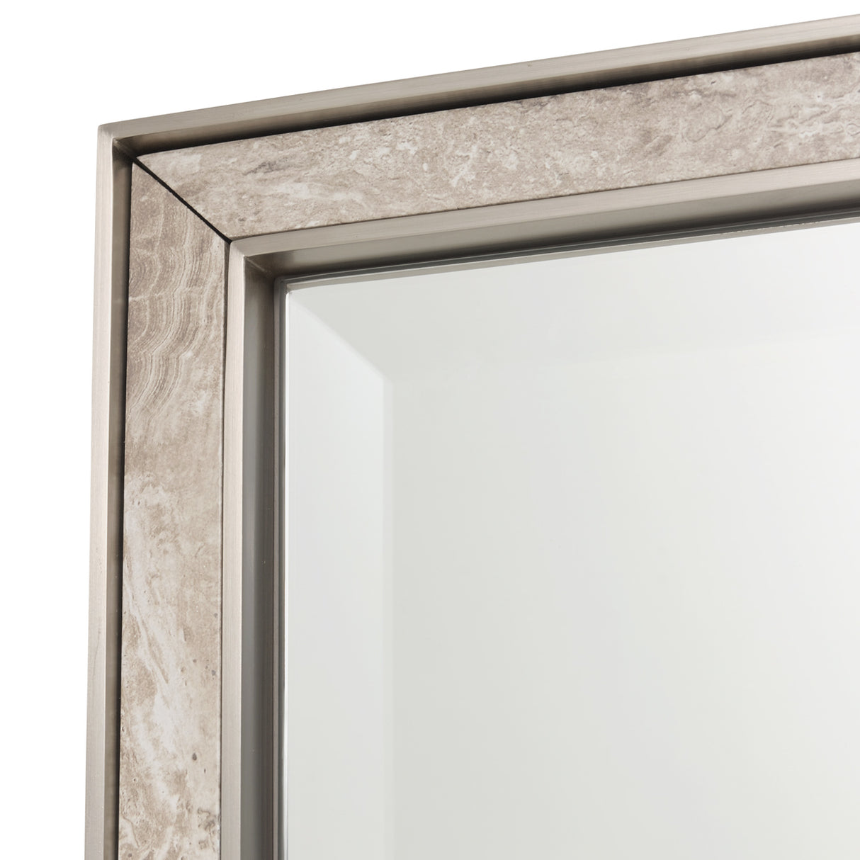 Lotus Bay Sand Mirror from Michael Amini - Luna Furniture