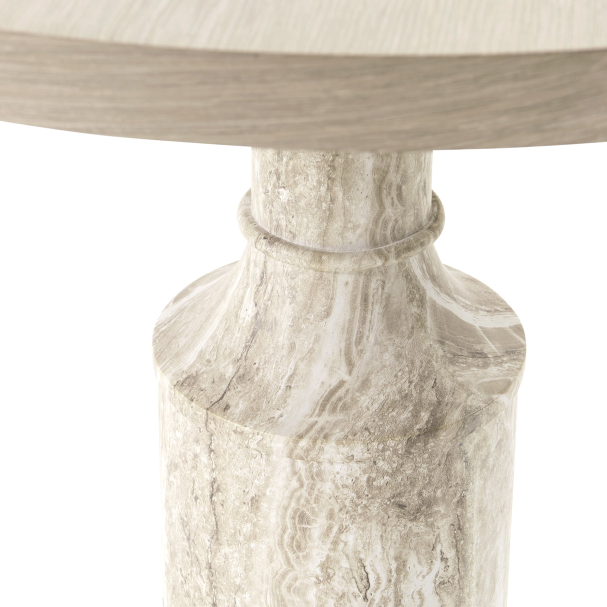 Lotus Bay Sand 40'' Round Gathering Table from Michael Amini - Luna Furniture