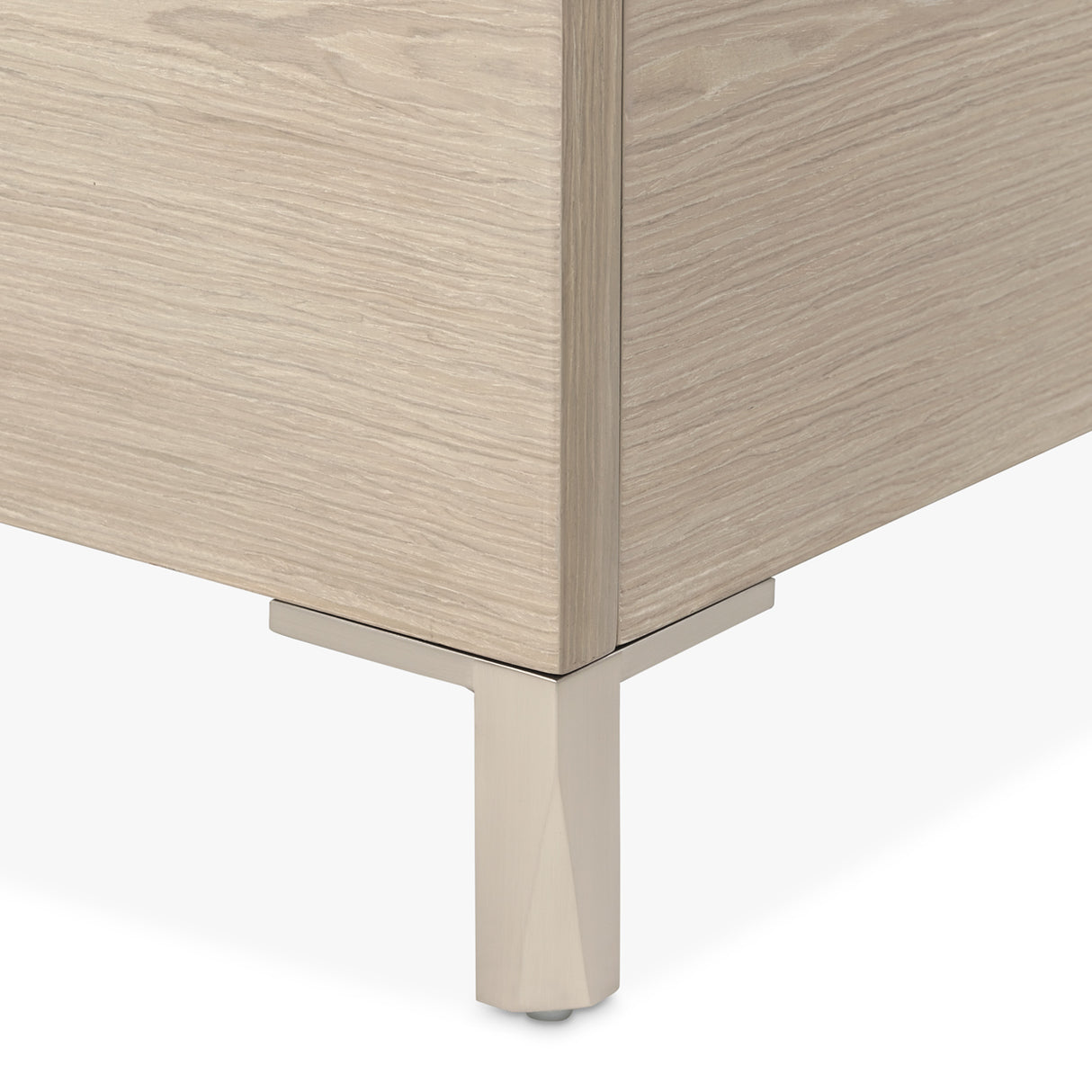 Lotus Bay Sand Twin Panel Bed With Led Lights from Michael Amini - Luna Furniture