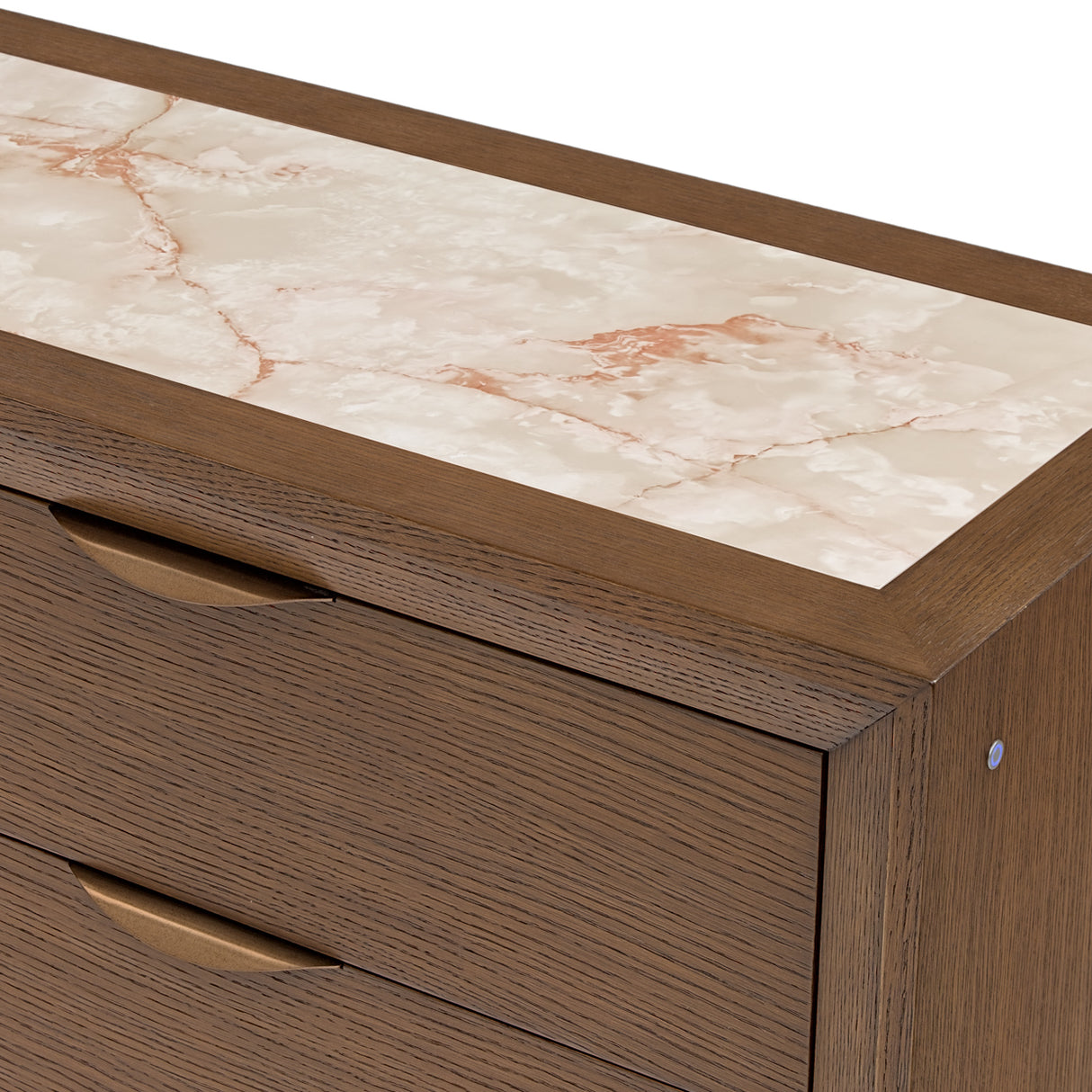 Portrait Sienna Brown Small Dresser from Michael Amini - Luna Furniture