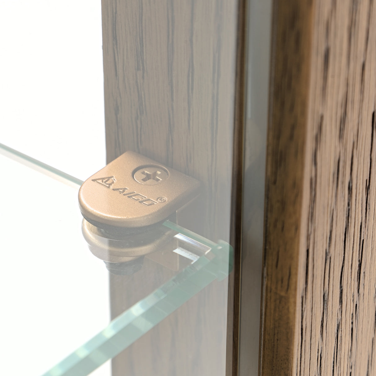 Portrait Sienna Brown Display Cabinet from Michael Amini - Luna Furniture