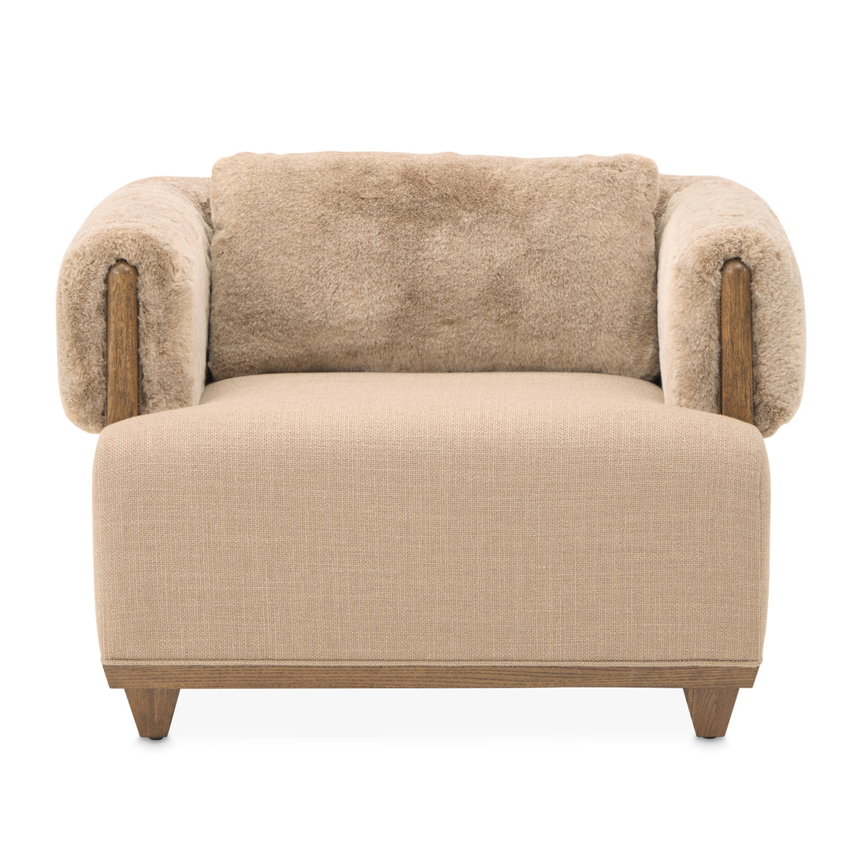 Portrait Sienna Brown Accent Chair from Michael Amini - Luna Furniture