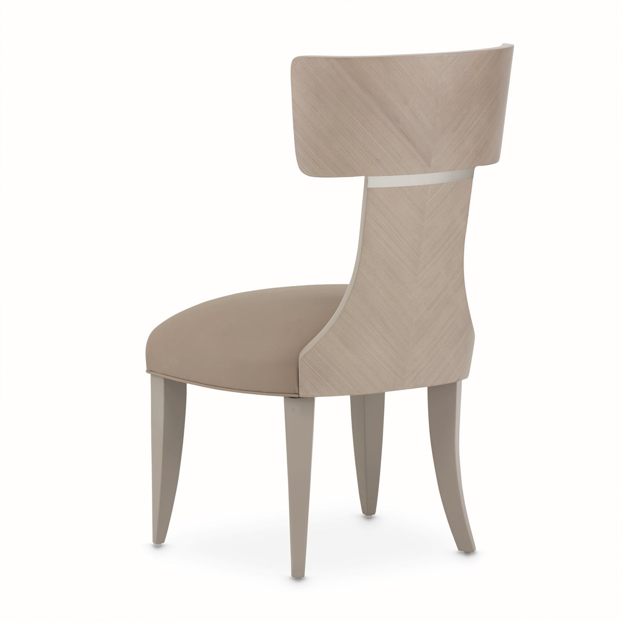Lanterna Silver Mist Side Chair from Michael Amini - Luna Furniture