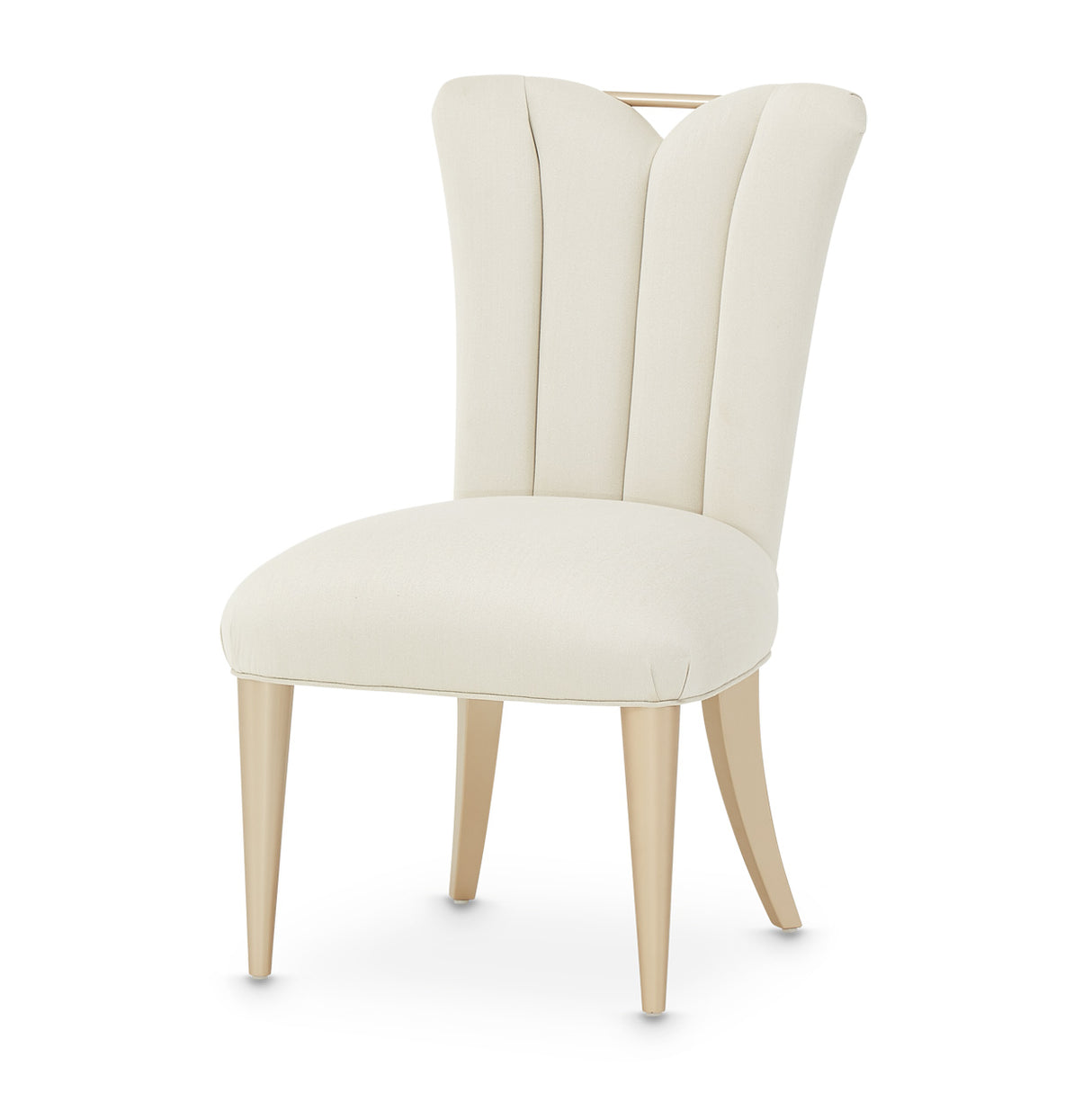 La Rachelle Medium Champagne Side Chair from Michael Amini - Luna Furniture