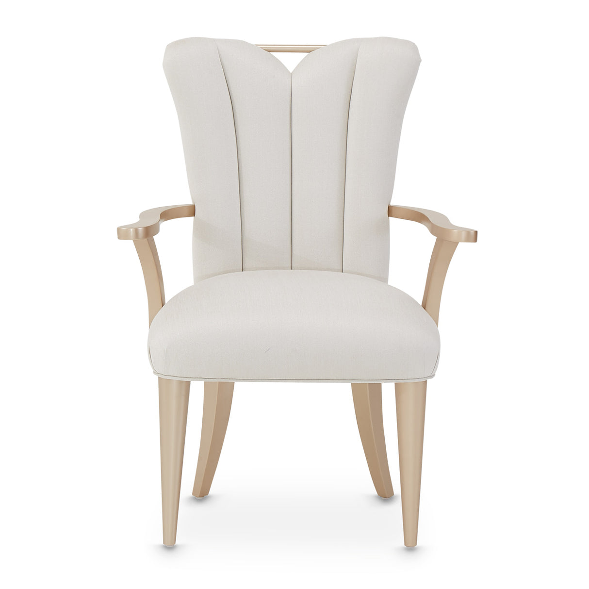 La Rachelle Medium Champagne Arm Chair from Michael Amini - Luna Furniture