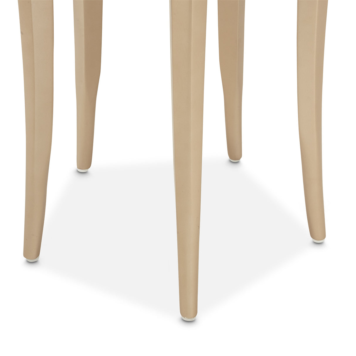 La Rachelle Medium Champagne Chairside Table from Michael Amini - Luna Furniture