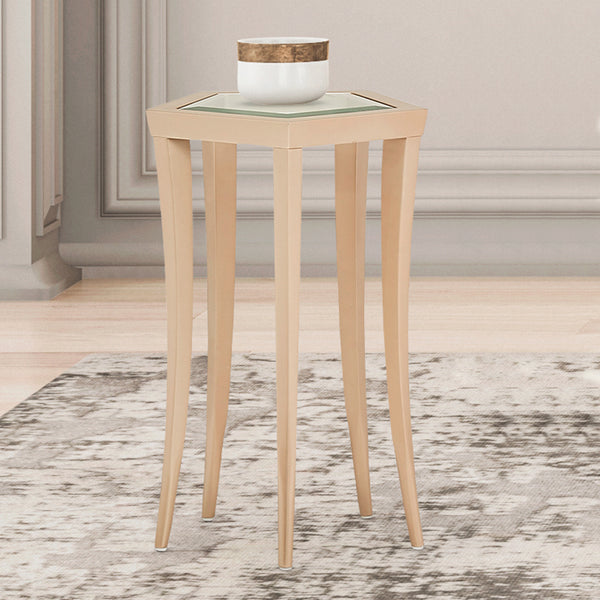 La Rachelle Medium Champagne Chairside Table