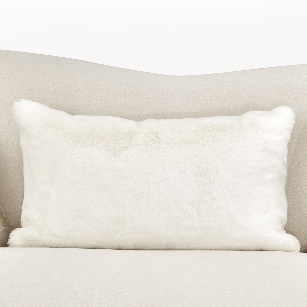 La Rachelle Medium Champagne Sofa from Michael Amini - Luna Furniture