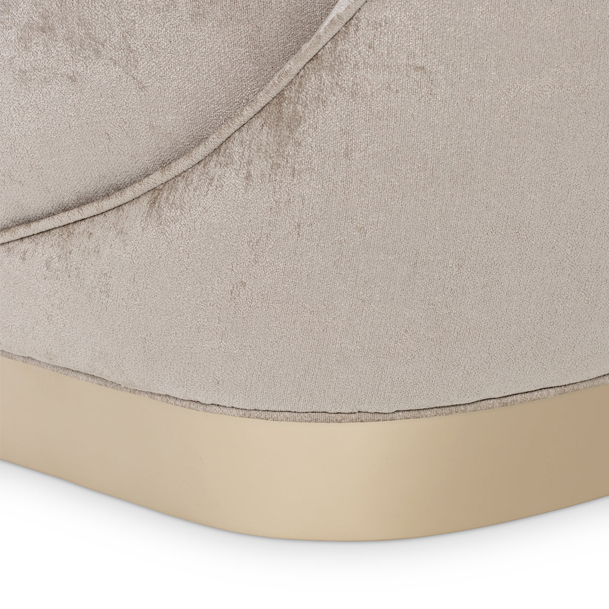 La Rachelle Medium Champagne Sofa from Michael Amini - Luna Furniture