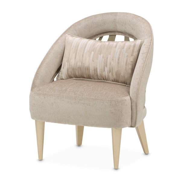 La Rachelle Medium Champagne Accent Chair