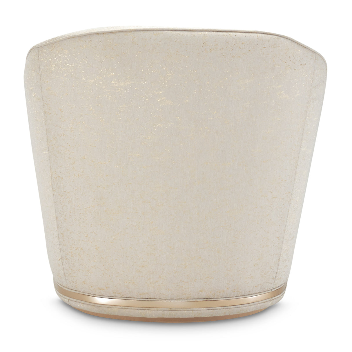 La Rachelle Medium Champagne Swivel Chair from Michael Amini - Luna Furniture