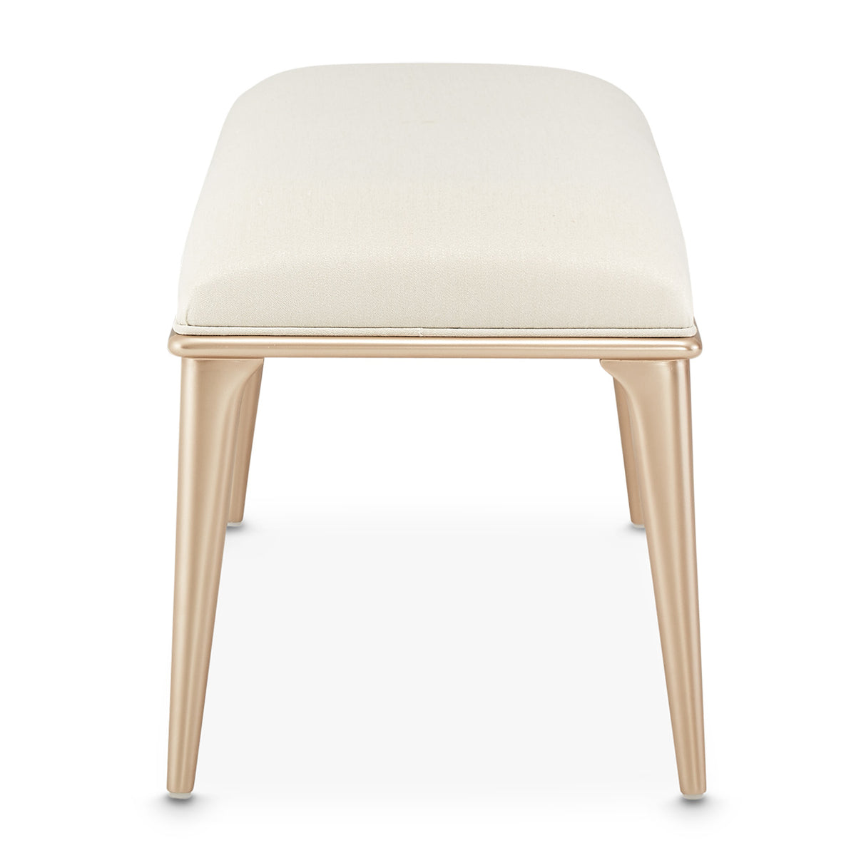 La Rachelle Medium Champagne Bench from Michael Amini - Luna Furniture