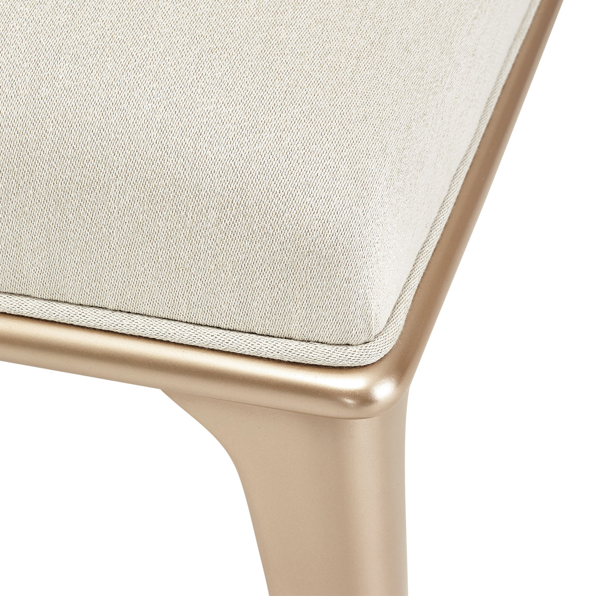 La Rachelle Medium Champagne Bench from Michael Amini - Luna Furniture
