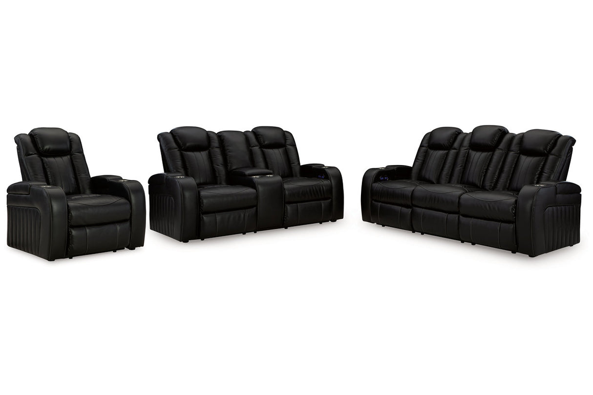 Caveman Den Power Reclining Sofa, Loveseat and Recliner from Ashley - Luna Furniture