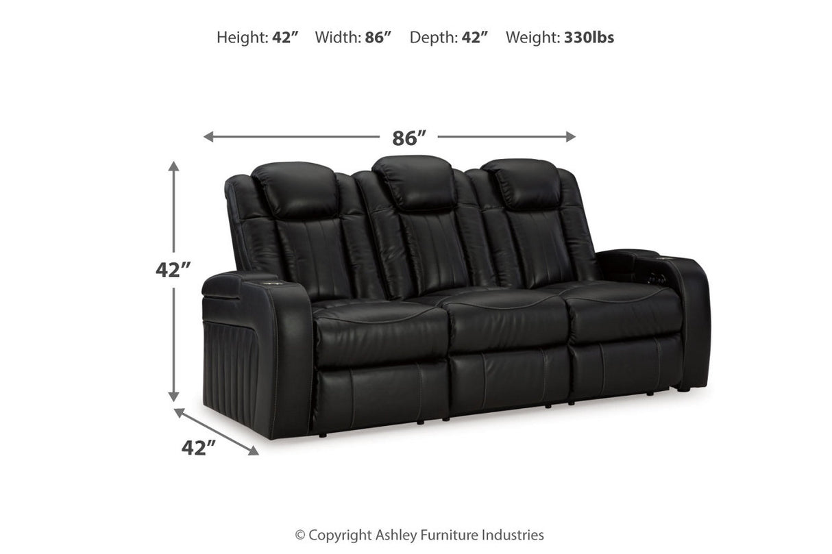 Caveman Den Power Reclining Sofa, Loveseat and Recliner from Ashley - Luna Furniture