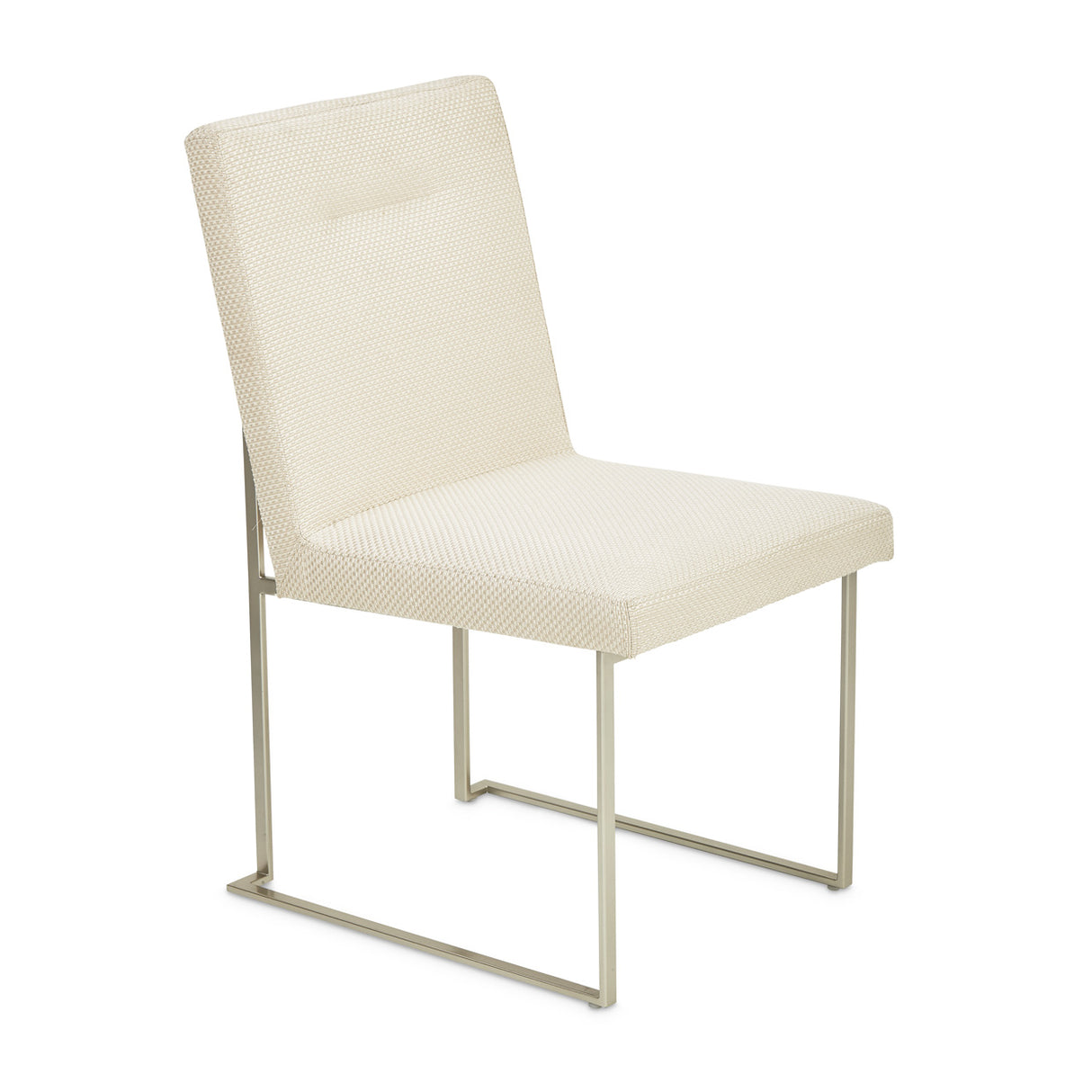 Laguna Ridge Brushed Silver Side Chair from Michael Amini - Luna Furniture