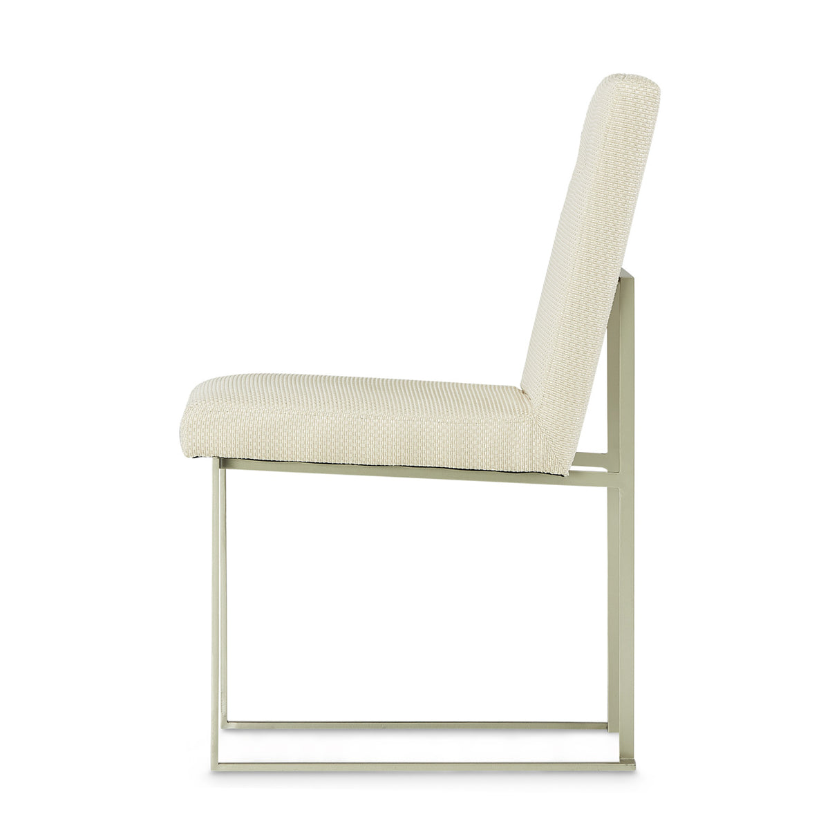 Laguna Ridge Brushed Silver Side Chair from Michael Amini - Luna Furniture
