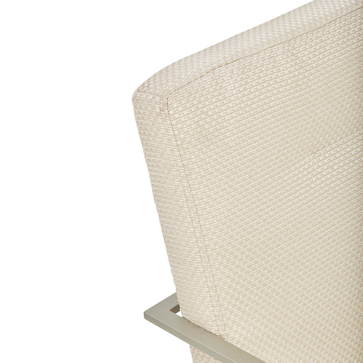 Laguna Ridge Brushed Silver Arm Chair from Michael Amini - Luna Furniture