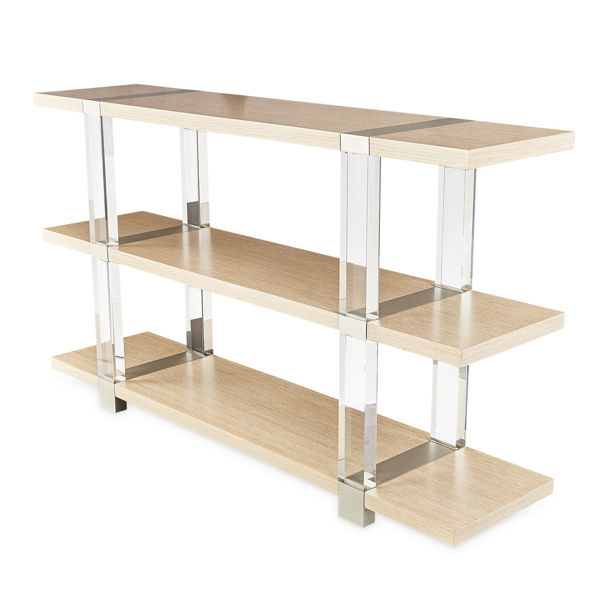 Laguna Ridge Washed Oak Console Table from Michael Amini - Luna Furniture