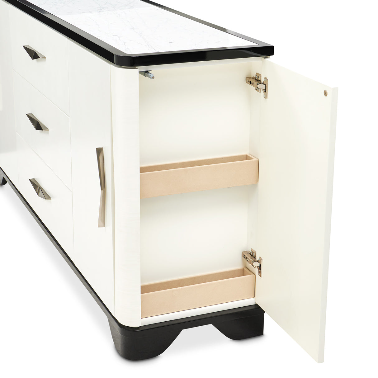 Tuxedo Piano Keyboard Sideboard from Michael Amini - Luna Furniture