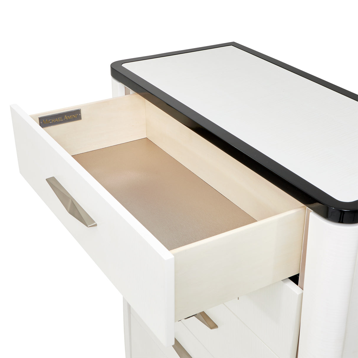 Tuxedo Piano Keyboard 6 Drawer Chest Piano Keyboard from Michael Amini - Luna Furniture