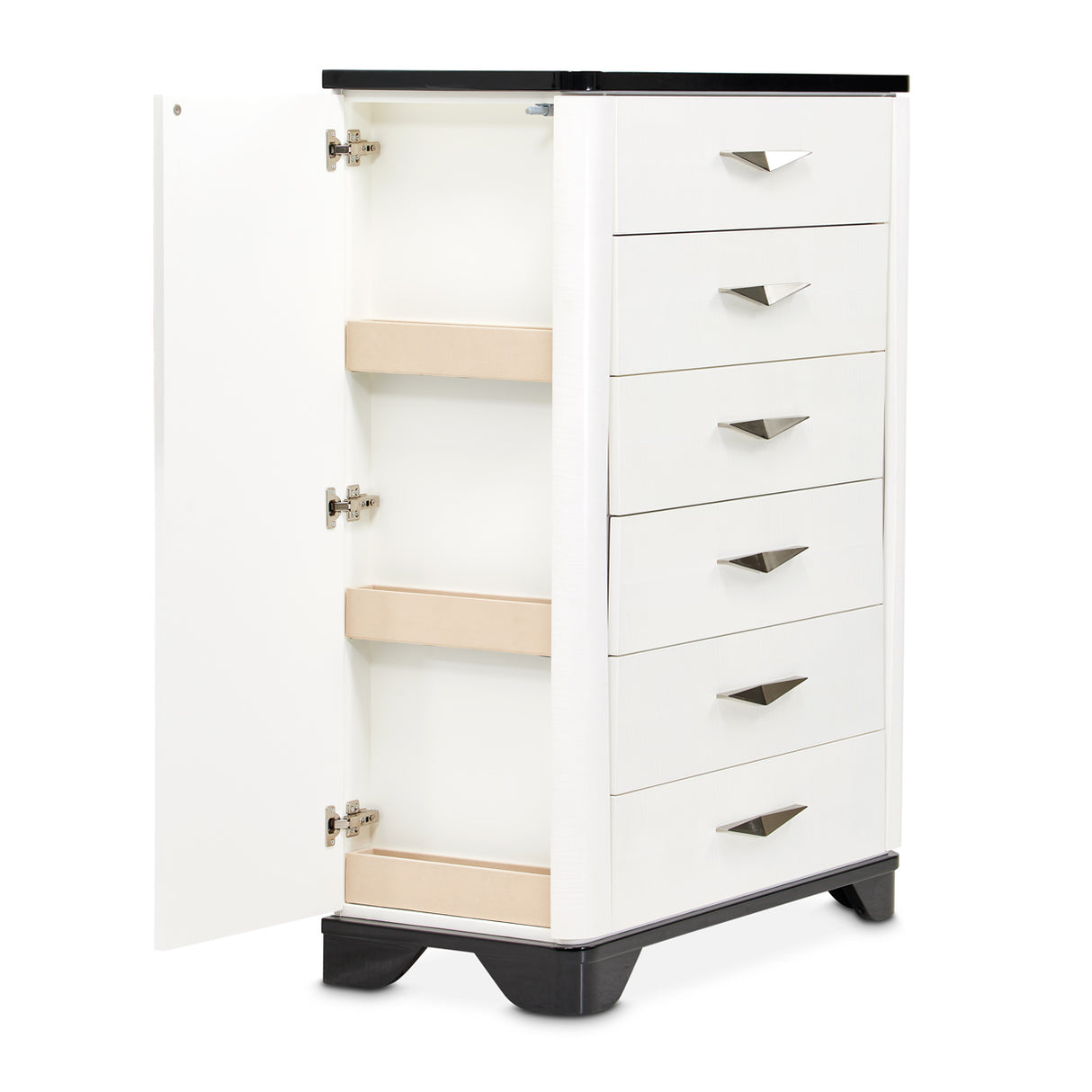 Tuxedo Piano Keyboard 6 Drawer Chest Piano Keyboard from Michael Amini - Luna Furniture