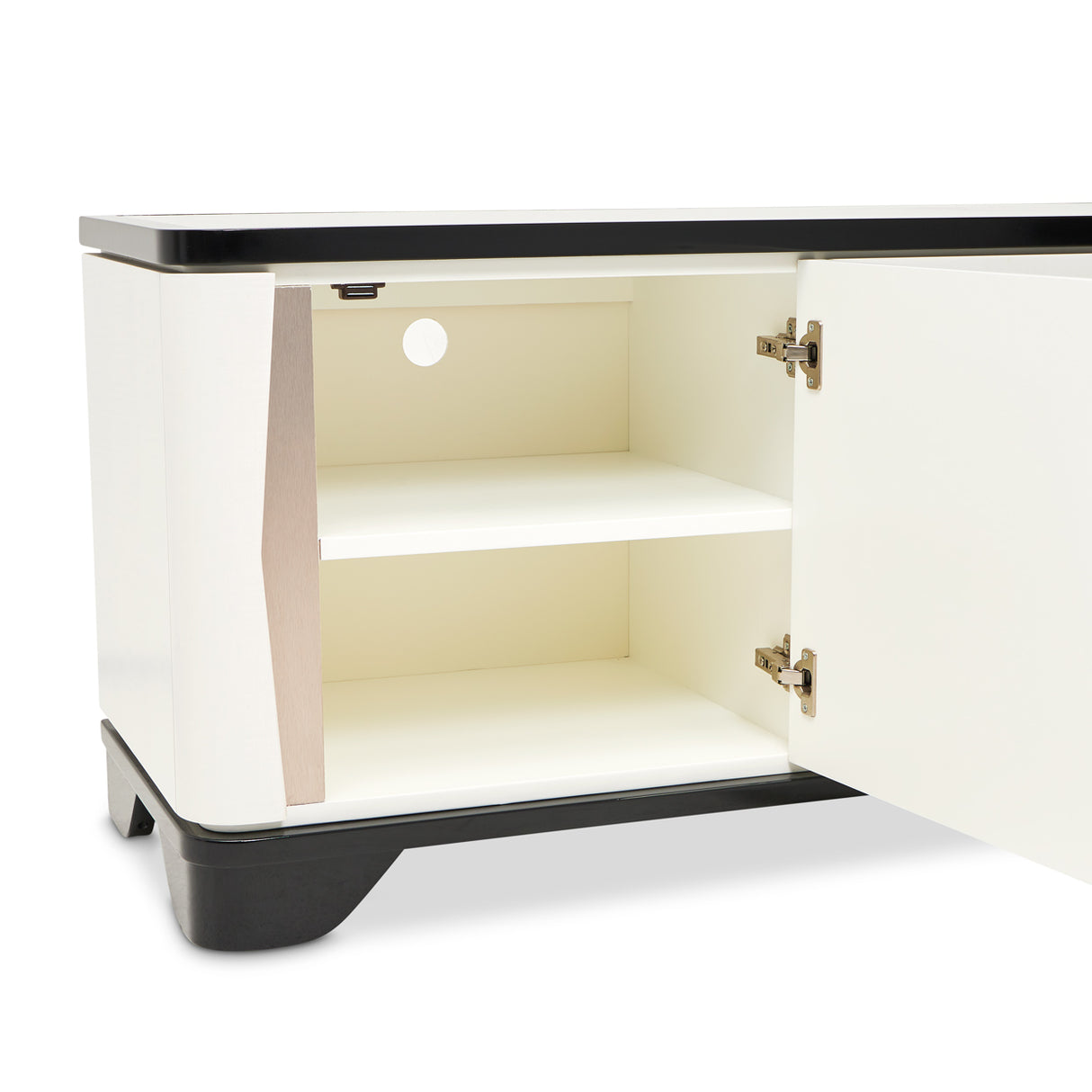 Tuxedo Piano Keyboard Media Cabinet from Michael Amini - Luna Furniture