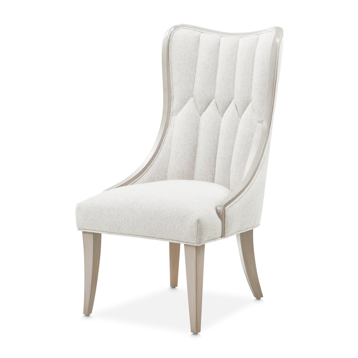 St. Charles Dove Gray Dining Side Chair from Michael Amini - Luna Furniture