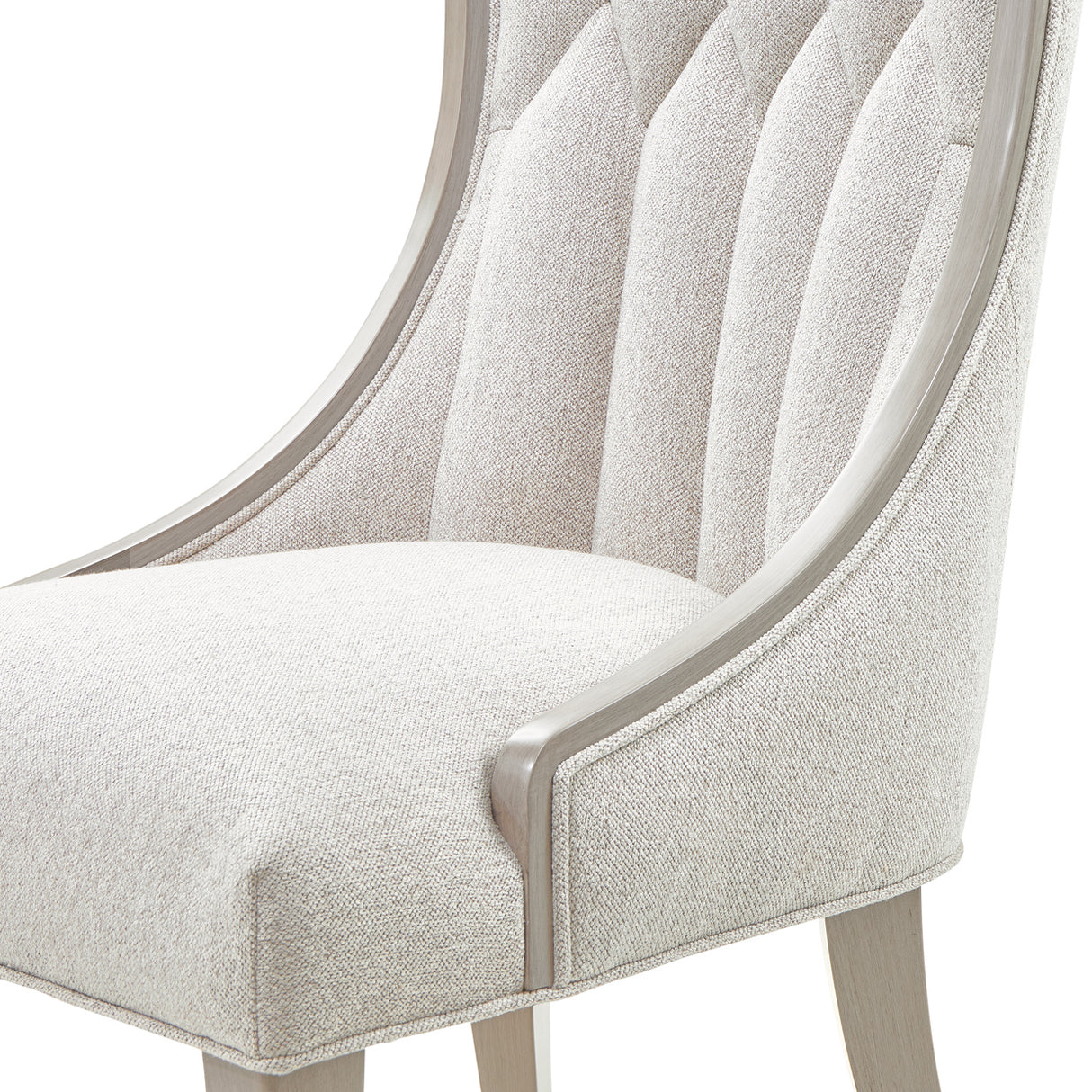 St. Charles Dove Gray Dining Side Chair from Michael Amini - Luna Furniture