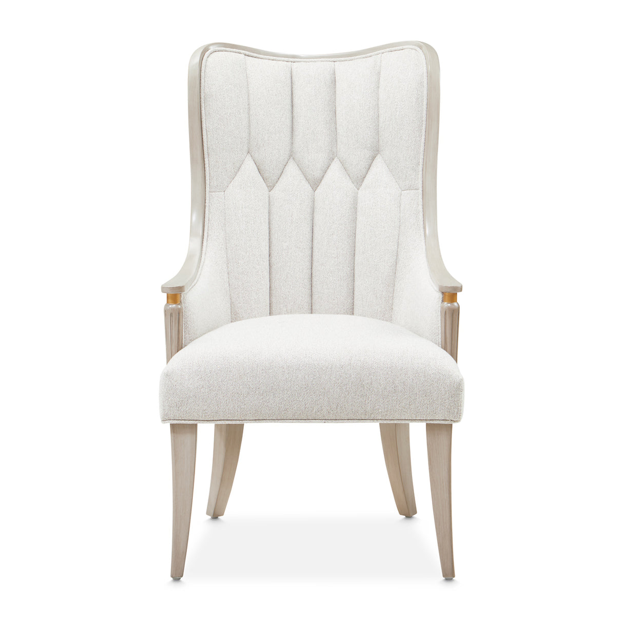 St. Charles Dove Gray Dining Arm Chair from Michael Amini - Luna Furniture